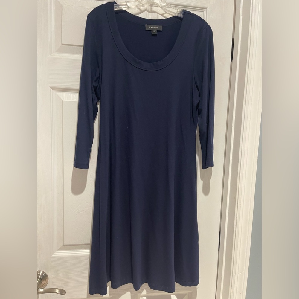 KAREN KANE SCOOP NECK COTTON DRESS SIZE LARGE